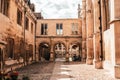 Entrance of Peterhouse, a college of Cambridge University, England Royalty Free Stock Photo