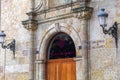 Entrance of Phylology Faculty of Salamanca University, Spain