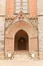 Entrance portal of Myeongdong Cathedral in Seoul Royalty Free Stock Photo