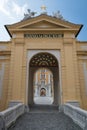 Entrance portal to Melk abbey, Austria