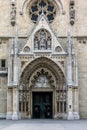 Entrance portal of the Zagreb Cathedral
