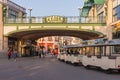 The entrance of Prater Park, also known as Wurstelprater in Vienna, Austria. Royalty Free Stock Photo