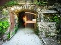 Entrance of the quarry called Royalty Free Stock Photo