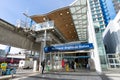 Entrance of Richmond-Brighouse SkyTrain Station. Richmond, Canada.