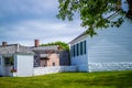 An entrance road going to Mackinac Island, Michigan Royalty Free Stock Photo