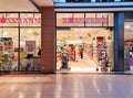 Entrance of a Rossmann Store. The Rossmann GmbH commonly known as Rossmann Drogeria Parfumeria Cosmetic Shop is the second largest