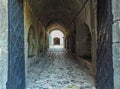 The entrance of Rozafa Castle. Royalty Free Stock Photo