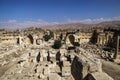 Entrance of ruins of Jupiter temple and great court of Heliopolis in Baalbek, Bekaa valley Lebanon