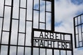 Entrance of Sachsenhausen-Oranienburg Nazi concentration camp. Royalty Free Stock Photo