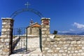 Entrance Saint Sava Church in Montenegro