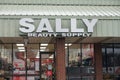 The entrance of a Sally Beauty Supply store. There are over 2500 of these stores in the United Stated and Canada