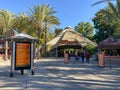 Entrance of San Diego safari park zoo in San Diego Royalty Free Stock Photo