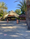 Entrance of San Diego safari park zoo in San Diego Royalty Free Stock Photo