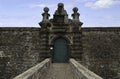 Entrance of the Sao Joao Baptista fortress, Angra do Heroismo, Terceira island, Azores