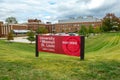 Entrance Sign and Campus Overview of the University of Missouri St. Louis