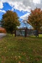 Entrance sign at Harpers Ferry National Historical Park Royalty Free Stock Photo