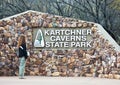 An Entrance Sign, Kartchner Caverns, Benson, Arizona Royalty Free Stock Photo