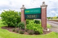 Entrance Sign at North Dakota State University