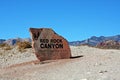 Entrance sign of Red Rock Canyon