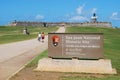 Entrance to Castillo San Felipe Del Morro, San Juan, Puerto Rico