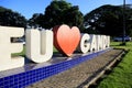 entrance sign to the city of gandu