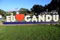 entrance sign to the city of gandu