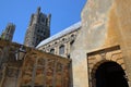 The entrance of the South part of the Cathedral of Ely in Cambridgeshire, Norfolk, UK