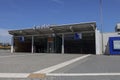 Entrance at the south side of the railway station of Zwolle