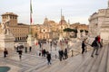 Victor Emmanuel II National Monument in Rome, Italy Royalty Free Stock Photo