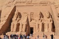 Entrance and Statues of Abu Simbel Temple, Ancient Egypt