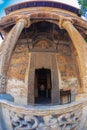 Entrance of Stavropoleos monastery, Bucharest, Romania