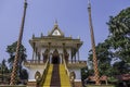 Main facade of the Buddhist temple Wat Leu Sihanoukville Cambodia