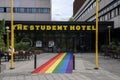 Entrance The Student Hotel With LGBT Carpet At Amsterdam The Netherlands 28-7-2022