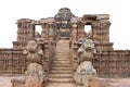 Entrance of the Sun temple, Konark Royalty Free Stock Photo