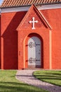 Entrance of the Svaneke church