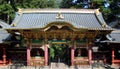 Entrance of Taiyu-in buddhist temple in Nikko Japan
