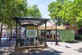 Entrance to the Abbesses Metro station at Montmartre - Paris, France Royalty Free Stock Photo