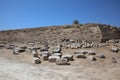 Entrance to the Acropolis at Archeological Park in Selinunte. Sicily