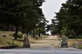 The entrance to Adolph Sutro`s mansion. Royalty Free Stock Photo