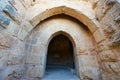 Entrance to Ajloun castle in Ajloun, Jordan.