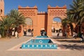 Entrance to Al Mouahidine square. Ouarzazate. Morocco.