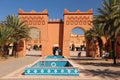 Entrance to Al Mouahidine square. Ouarzazate. Morocco.