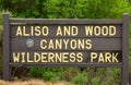 Entrance to Aliso And Wood Canyons Wilderness Park