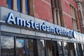 Entrance to Amsterdam Centraal railway station