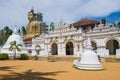 At the entrance to the ancient Buddhist temple. Dikwella Royalty Free Stock Photo