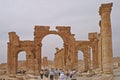Entrance to the ancient temple area of Palmyra in Syria