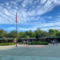 The entrance to Animal Kingdom at Walt Disney World in Orlando, Florida Royalty Free Stock Photo