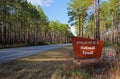 Entrance to the Apalachicola National Forest