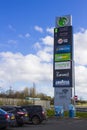 The entrance to the Applegreen services on the M2 Belfast Royalty Free Stock Photo