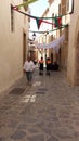 Entrance to the Arab Markets in The Castle of Ibiza Spain